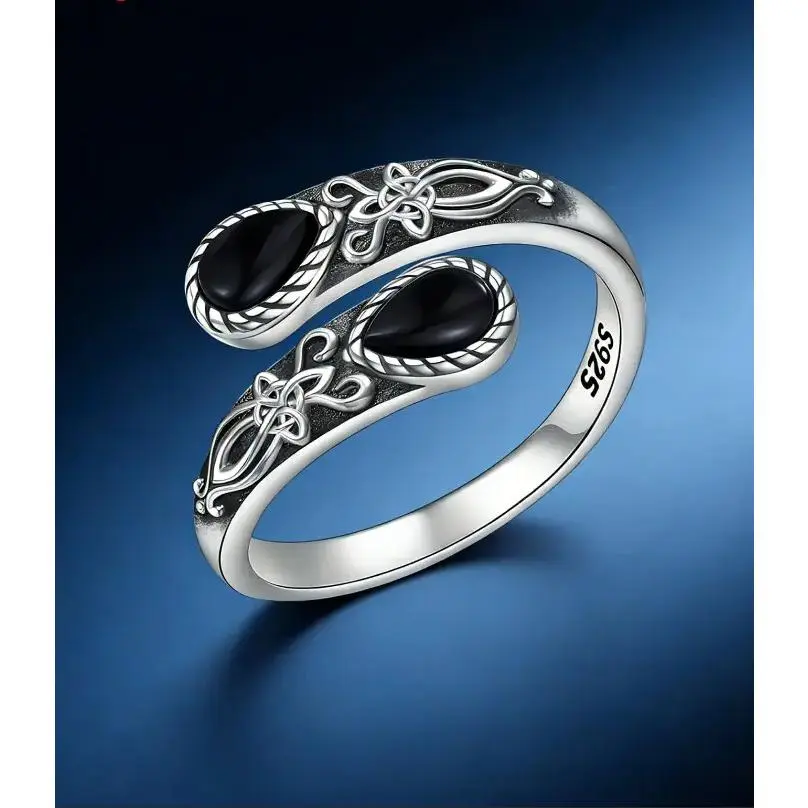 Women's Fashion Vintage Bohemian Style Spoon Open Ring Adjustable Finger Jewelry Elegant Everyday Ring Exquisite Trendy Ring Vintage Rings for Daily Wear Gift Valentine's Day
