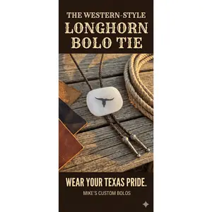 THE WESTERN-STYLE LONGHORN BOLO TIE