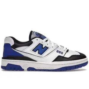 New Balance Unisex 550 White Royal Black, from StockX
