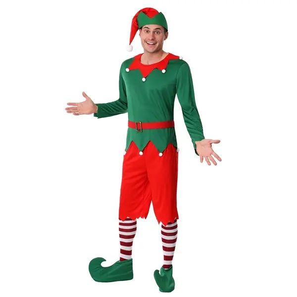 Plus Size Santa's Helper Costume for Men