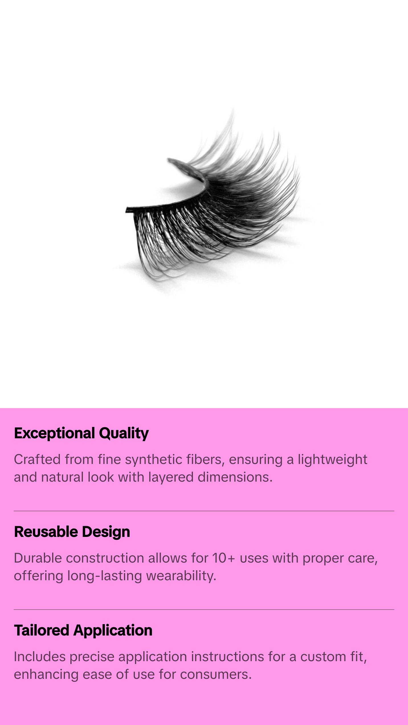 Exceptional (3 pairs) Eyelash Eyelashes