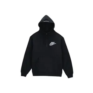 Supreme Men's Nike Half Zip Hooded Sweatshirt Black, from StockX