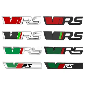 2026 New 3d Metal Logo VRS Emblem Car Front Grill Badge Trunk Stiker For Octavia 3 2 A5 A7 MK3 MK2 Kodiaq Superb Fabia Accessories for your car