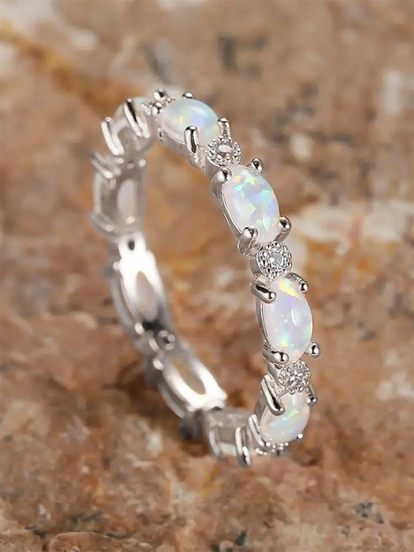 Artificial Zircon Ring, Elegant Rhinestone Decorated Engagement Ring for Women, Party, Daily Clothing Decor, Exquisite Jewelry for Anniversary Birthday Gift, Sparkly Cubic Zirconia, Beautiful Rings, Cubic Zirconia Rings