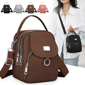 Women's Oxford Cloth Handbag - Handbags for Women, Casual Luxury Design, Multi-way Shoulder Crossbody, Lightweight Mini Phone Purse, All-Match Daily Bag (Sports & Outdoor Fan Shop Premier League Accessory)