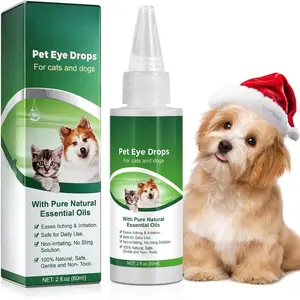 Gentle Eye Relief Drops for Dogs & Cats - Soothe Itching, Irritation & Allergies - Safe Formula for Pink Eye & Tear Stains - Vet-Recommended Solution for Sensitive Eyes - Reusable Bottle with Easy Applicator enamel repair spray function cat  shed