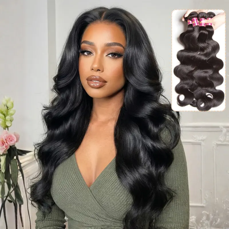 Raw Vietnamese Burmese Hair Unprocessed Virgin Natural Straight Wavy - View #8