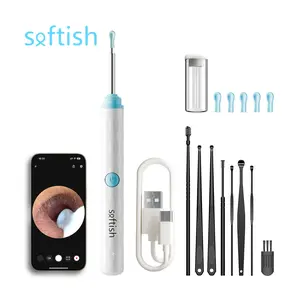 Ear Wax Removal Tool with Camera - Portable Type-C Rechargeable Earpick, Waterproof Endoscope with HD Camera, 360° Wide Angle, Compatible with iPhone & Android- Perfect for Birthday, Mothers Day Gifts, SummerWins, DealsForYouDays