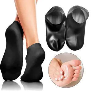 2 Pairs Silicone Moisturizing Socks for Dry Cracked Feet, Soft Comfortable Home Use, Foot Care Tool, Foot Care Product, Perfect Gift for Mom