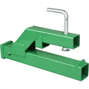 Clamp On Trailer Hitch - 2" Ball Mount Receiver,Easy Installation,Heavy Duty - for Tractor Bucket & Forklift, Compatible with Deere Kubota Trailer Hitch Attachment