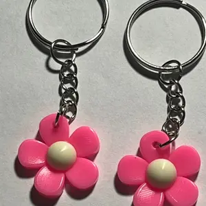 Hot Pink Keychain