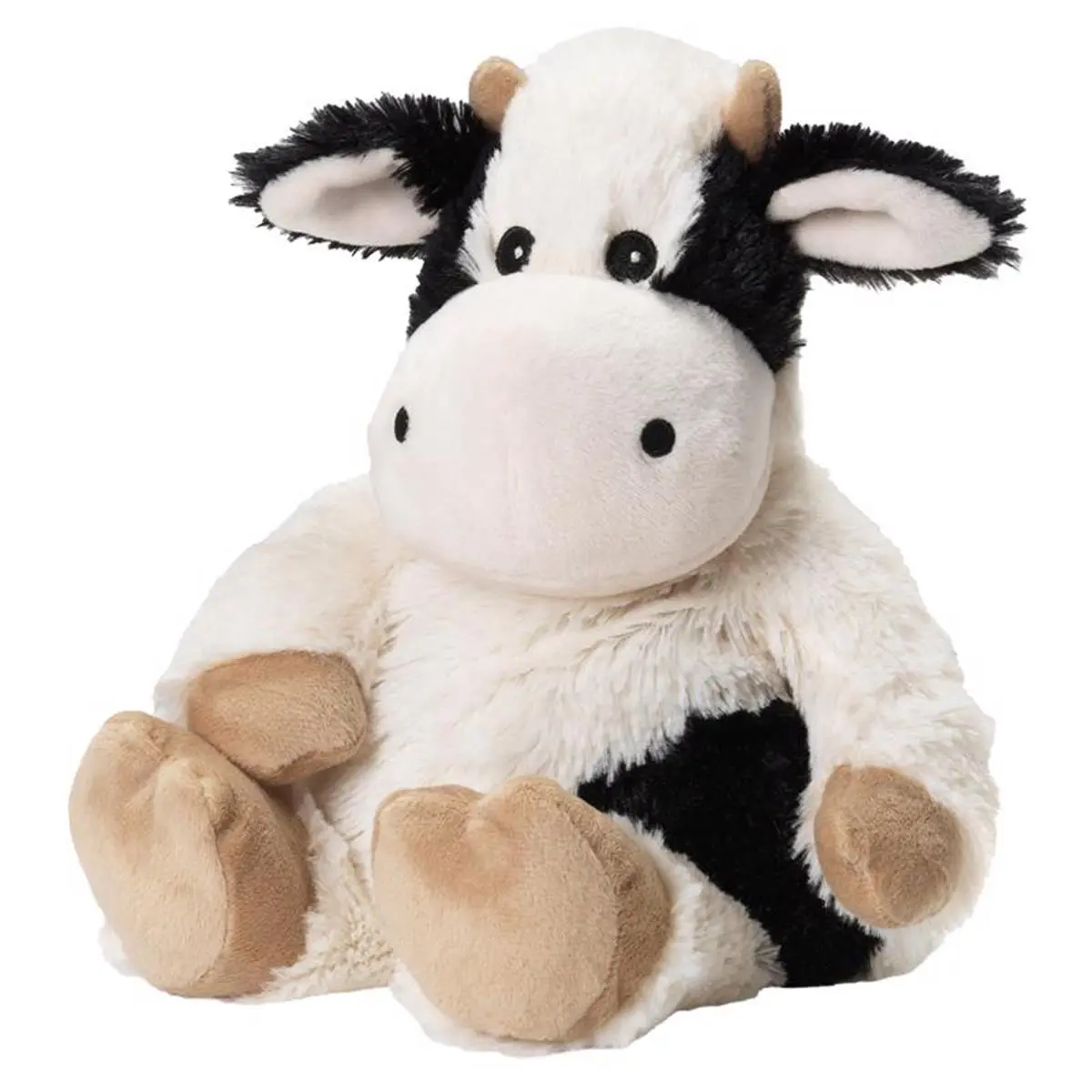 Warmies Weighted Stuffed Animals Cat Toy (Model 6050633) - Microwave-Safe Black & White Plush, Lavender-Scented, Sensory Experience, Soft Cuddly Gift for All Ages