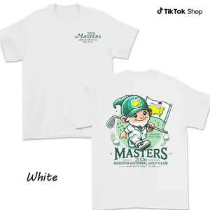 Masters 2026 Augusta National Golf Club Shirt For Men For Women, Cute Golf Character Graphic, Soft Cotton Unisex Apparel, Trendy Gift for Tournament Fans
