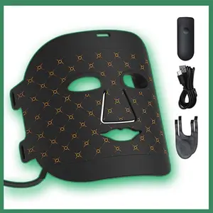 TranquilGlow Portable and rechargeable LED Therapy / Skin Care FDA Cleared LED Face Mask With 7 Different Modes Lights, boost collagen production for younger-looking skin, reducing wrinkles and improving plumpness, increase skin elasticity and gloss.