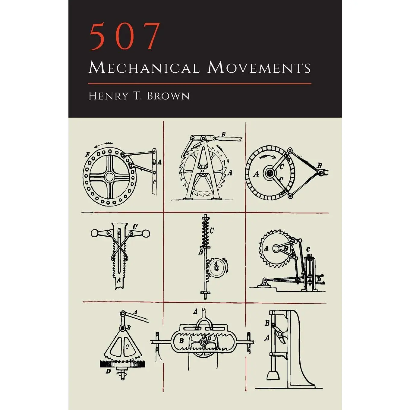 507 Mechanical Movements Book - Drawing-Focused, Paperback Edition  - Book