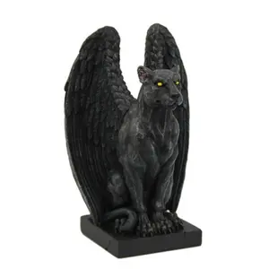 Jaguar Winged Gargoyle Collectible Figurine 6 Inches Tall