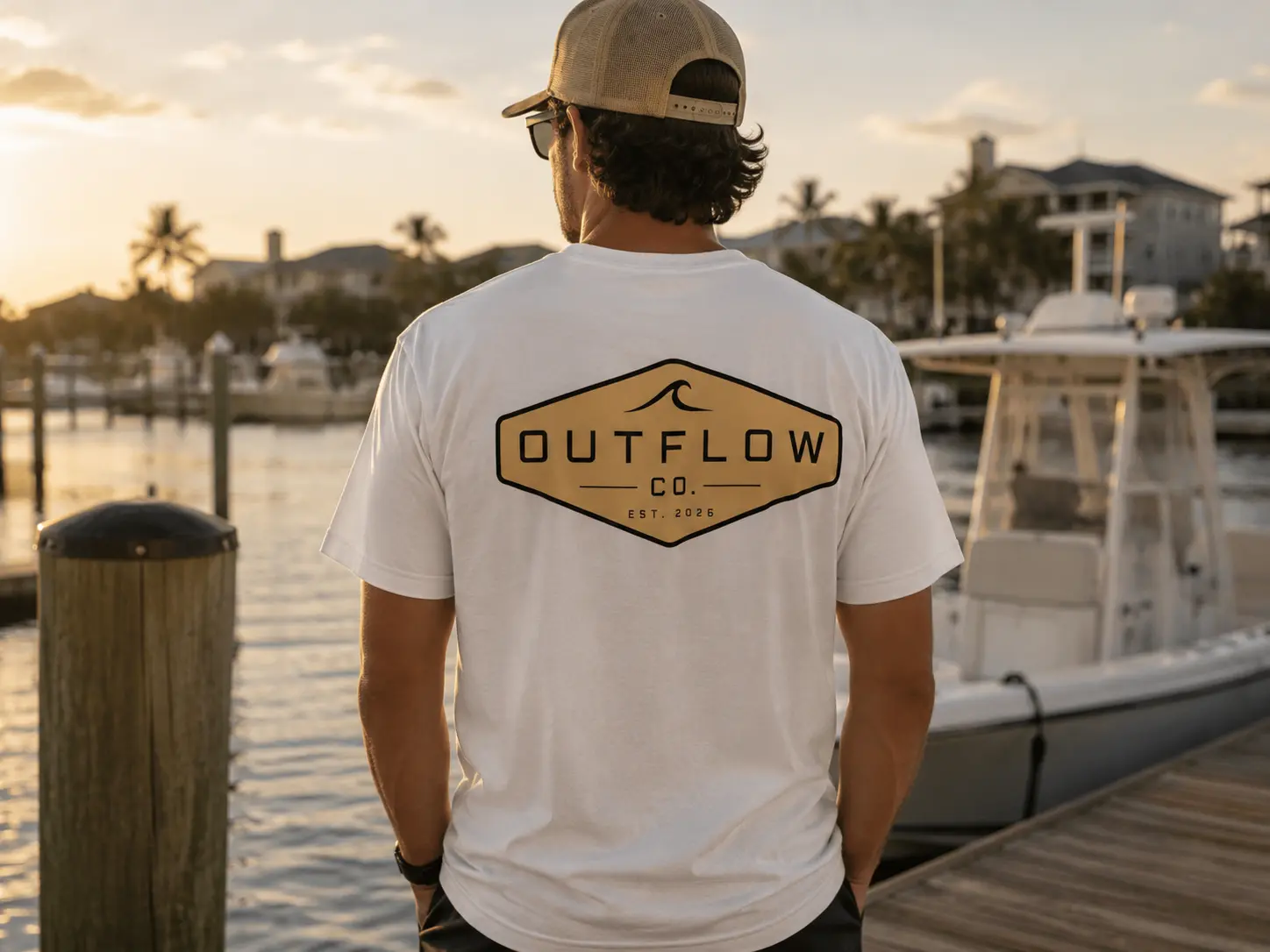OutFlow Co. Signature Badge Tee