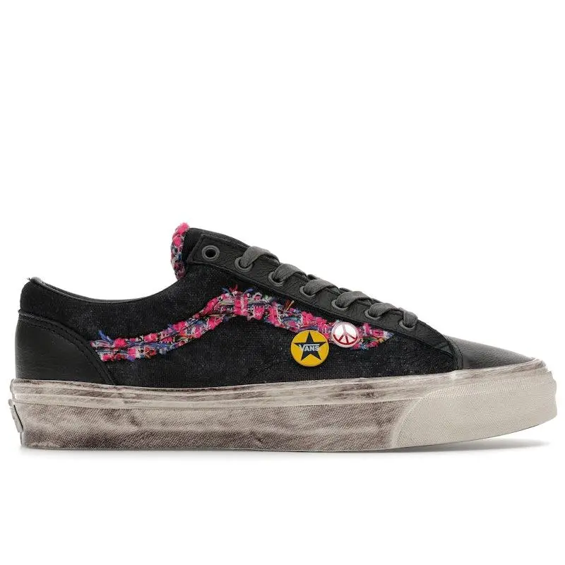 Vans Men's Old Skool 36 LX Souvenir Black Skateboarding Shoes, from StockX