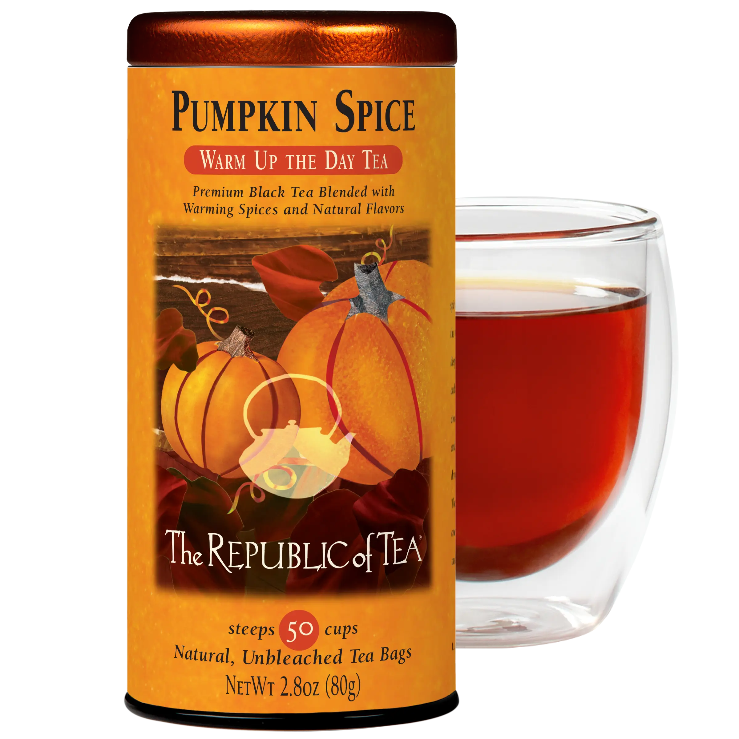 The Republic of Tea Pumpkin Spice Black Tea, 50 Tea Bags The Republic of Tea Pumpkin Spice Black Tea, 50 Tea Bags