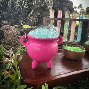 Sunset Pink Cast Iron Cauldron