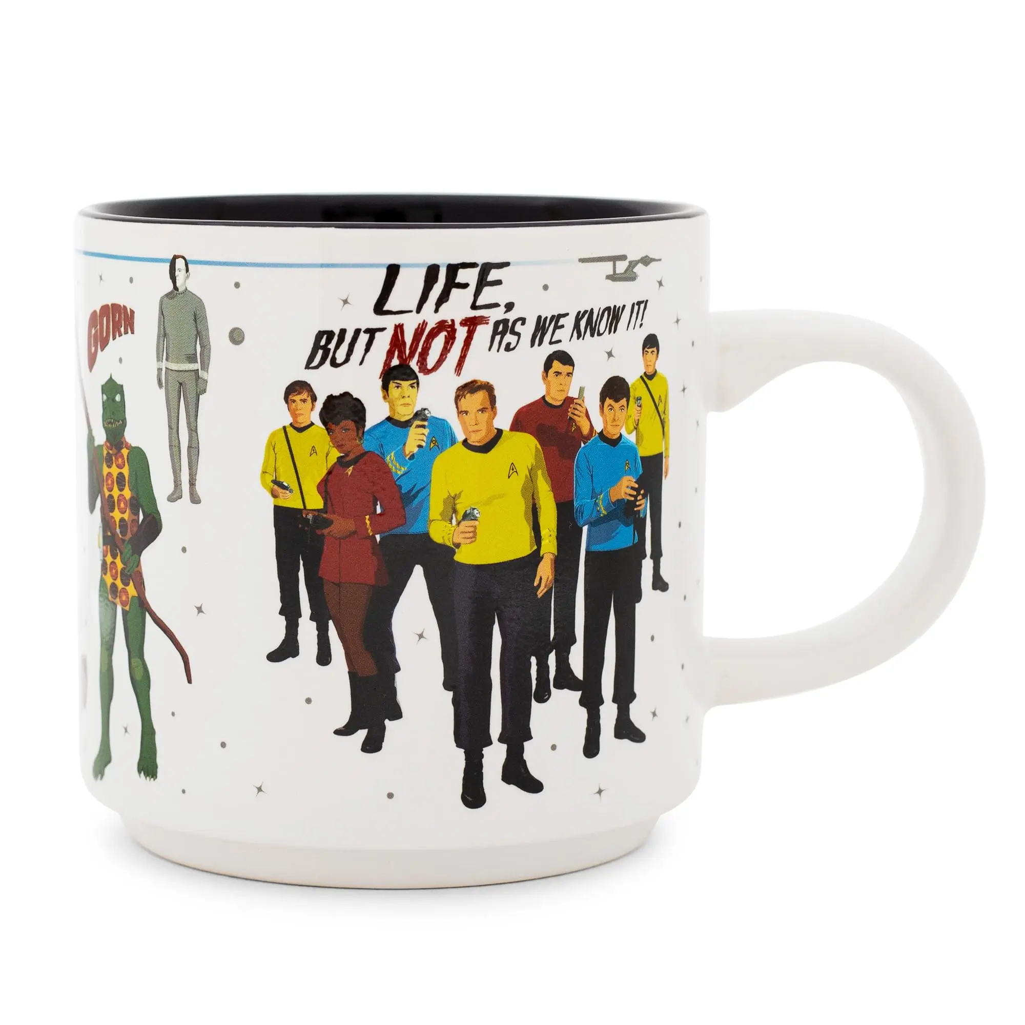 Star Trek Aliens, Villains, and Crew Stackable Ceramic Mug | Holds 13 Ounces Star Trek Aliens, Villains, and Crew Stackable Ceramic Mug | Holds 13 Ounces