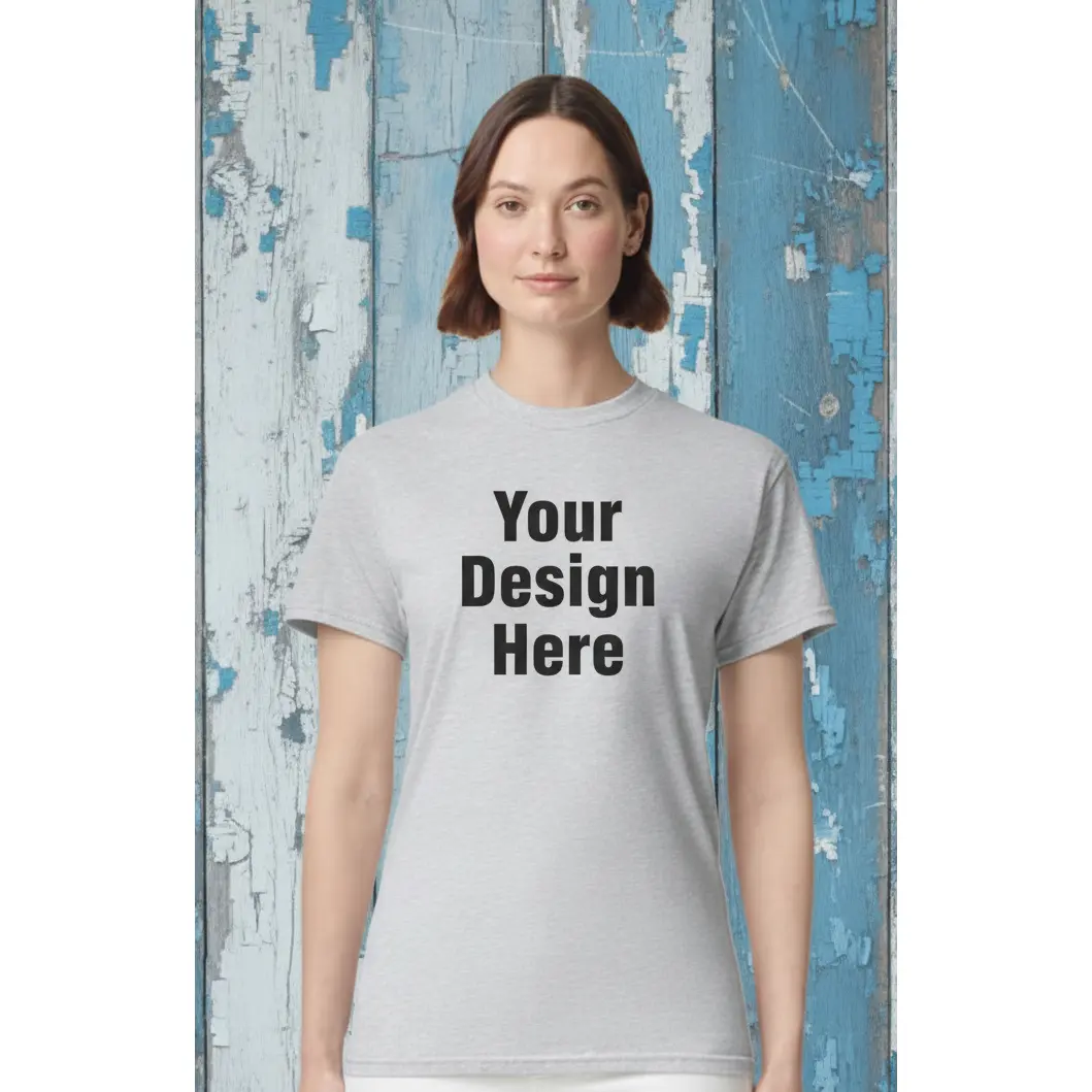 Bulk Gildan Dry Blend 50/50 T-Shirt with Custom Print - 8000 10 each