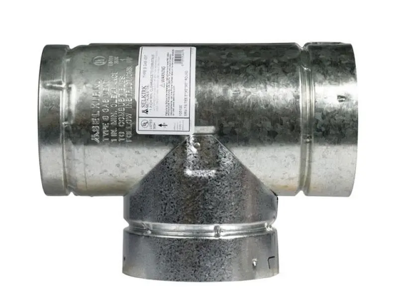 Selkirk 185100 Gas Vent Standard Tee 5 in. -