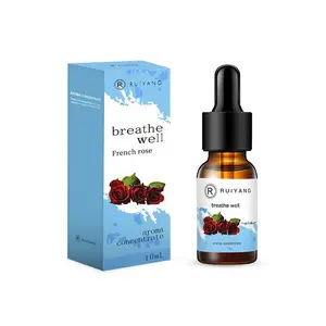 10ML Rose Scented Essential Oil, Humidifier Refill Liquid, Stress Relief, Sleep Aid, Suitable for Diffusers, Humidifiers, Air Purifiers