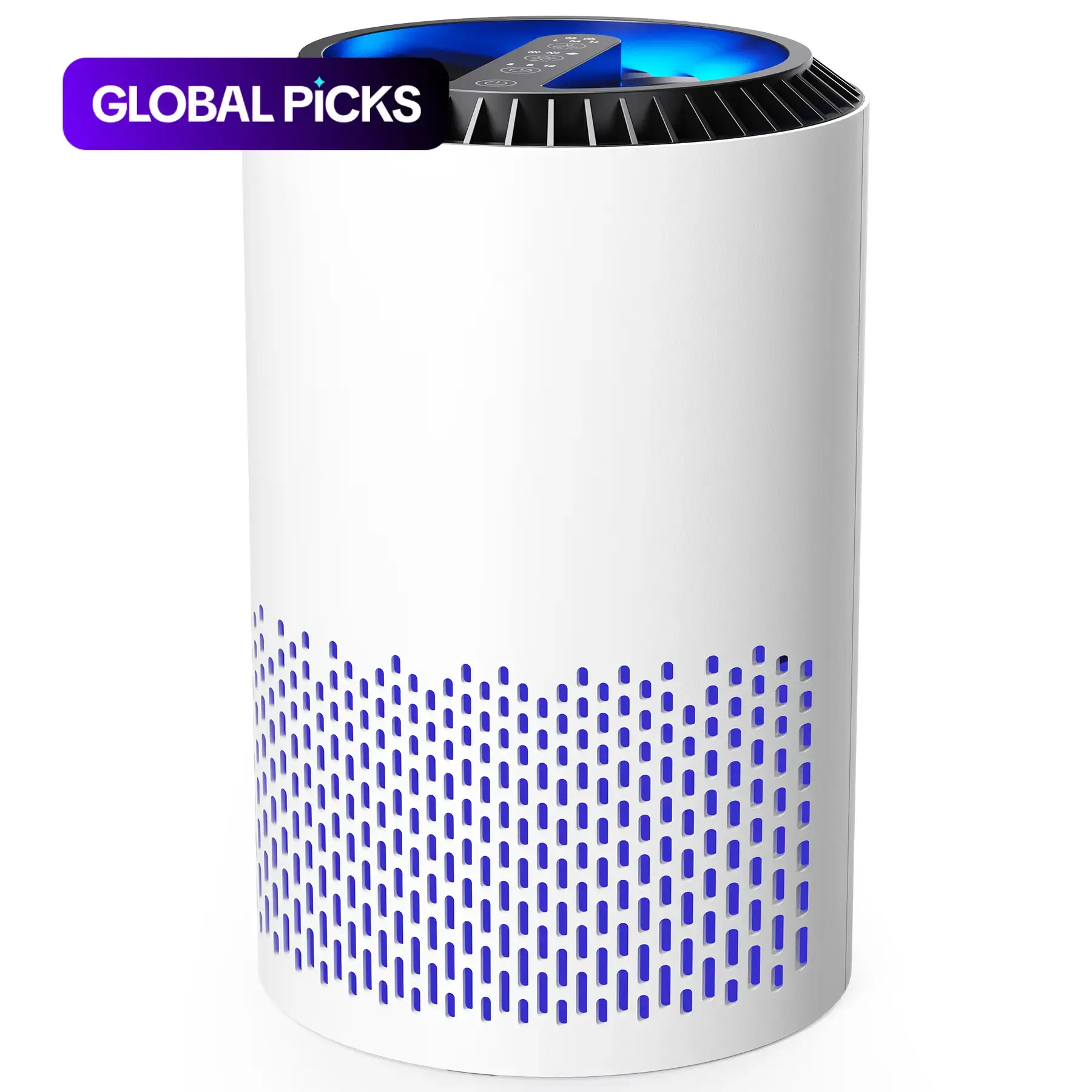 JH01 Portable Air Purifier for Smoke, Pet Dander, Hair and Odors, Compact Unit with Sleep Mode and Speed Control for Bedroom, Office and Living Room #GLOBAL PICKS