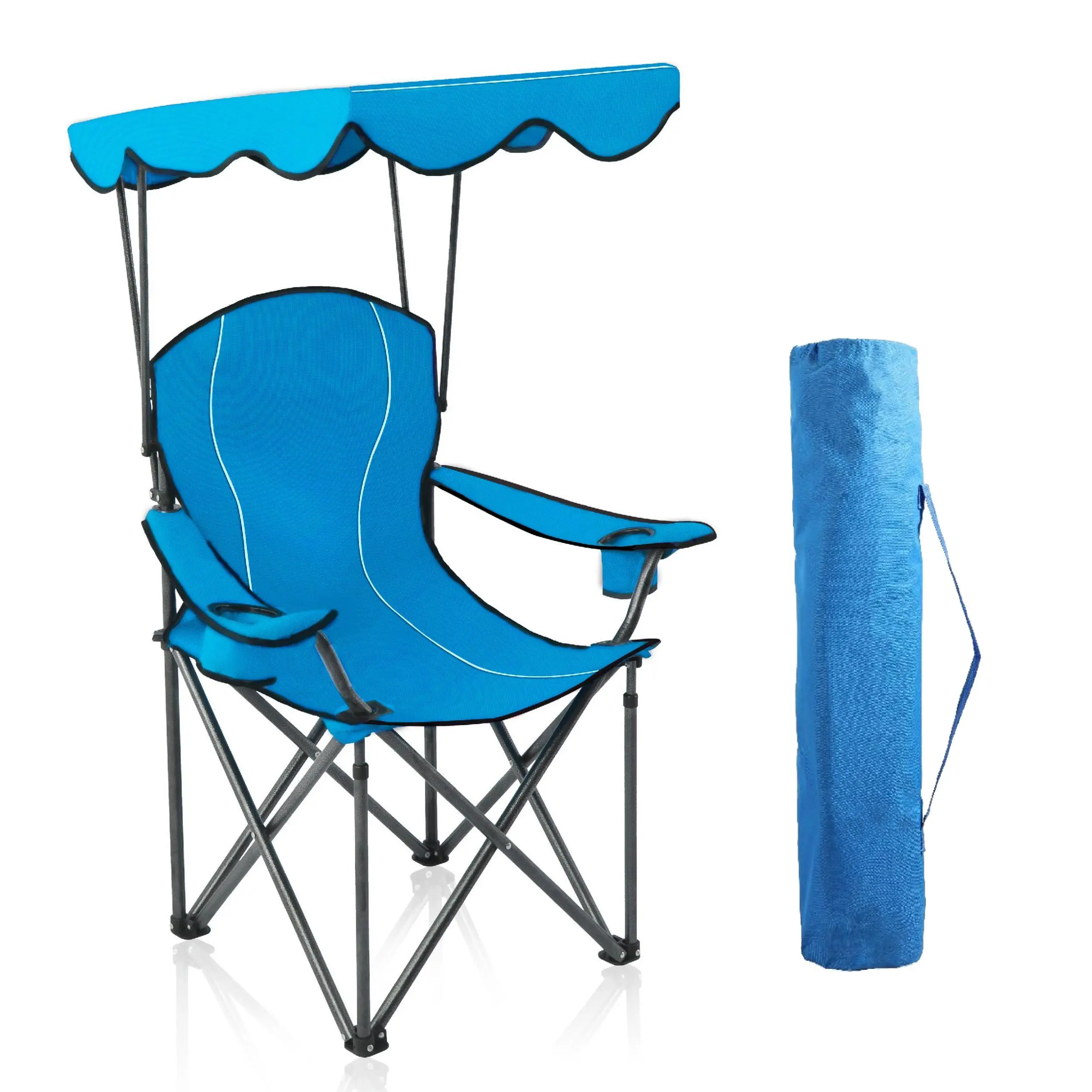 Cyan Blue -Solid Back/Seat