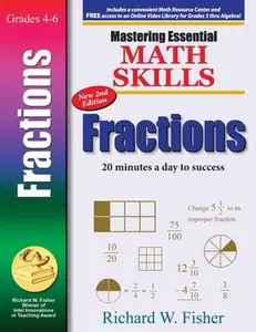 USED-Mastering Essential Math Skills: FRACTIONS, 2nd Edition by Fisher, Richard (Paperback)