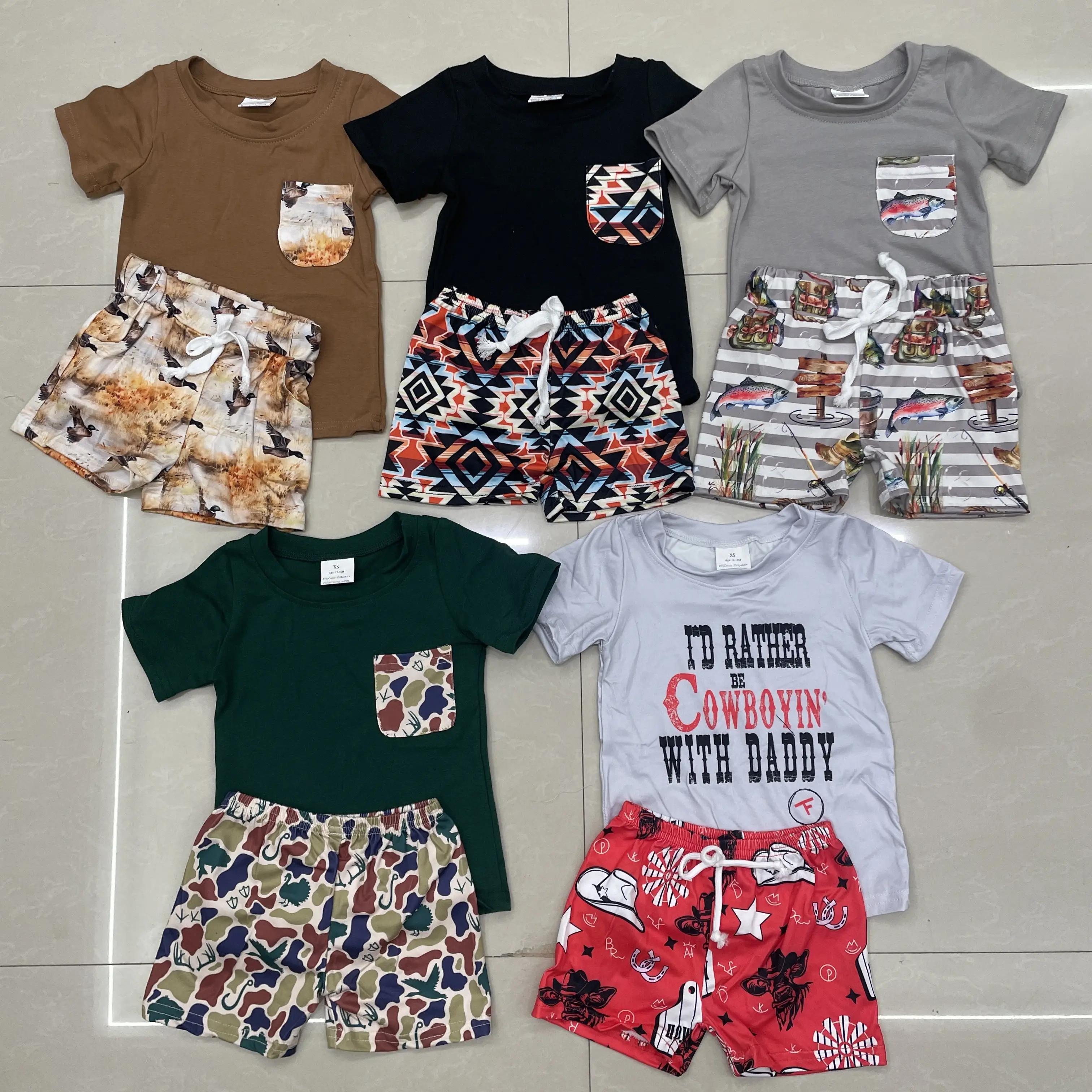 Boy Summer Outfit Western Clothes Hunting Clothes Boy Summer Clothes