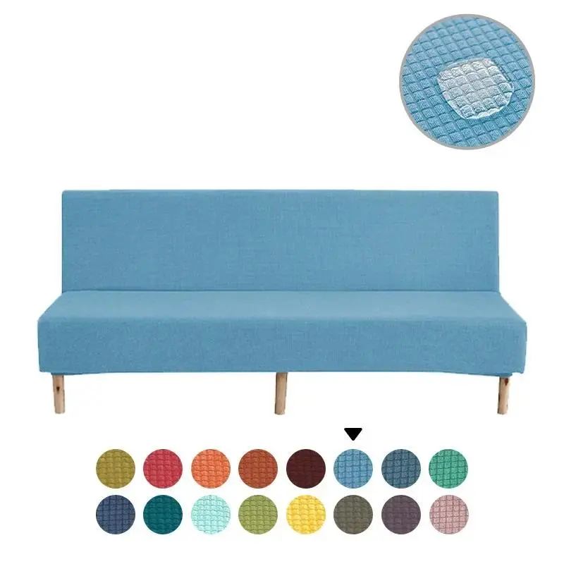 Waterproof Jacquard Sofa Bed Cover for Living Room 3 Seater 190-210CM Futon Sofa Bed Cover 2025 Home Slipcover