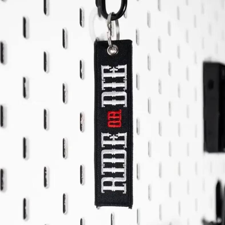 Ride or Die Keychain | Cars and Motorcycle Keytags | Automotive Collection | Cute & Fun Gifts
