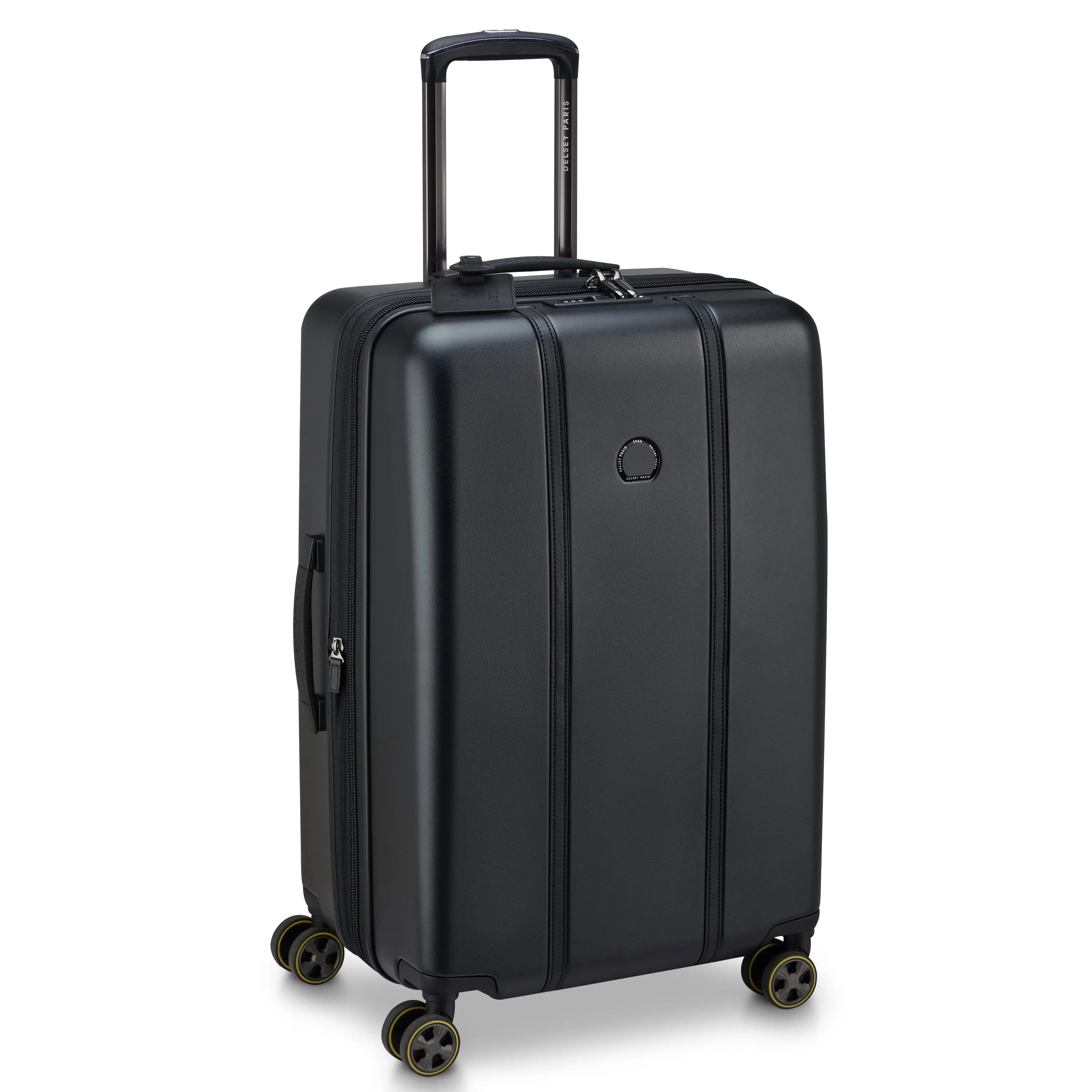 Delsey Paris Cadence Medium Expandable Spinner Check-In Luggage - 4-Wheel, Functional, Protective, Self-Locking Checked Luggage, Four-Wheel Checked Luggage