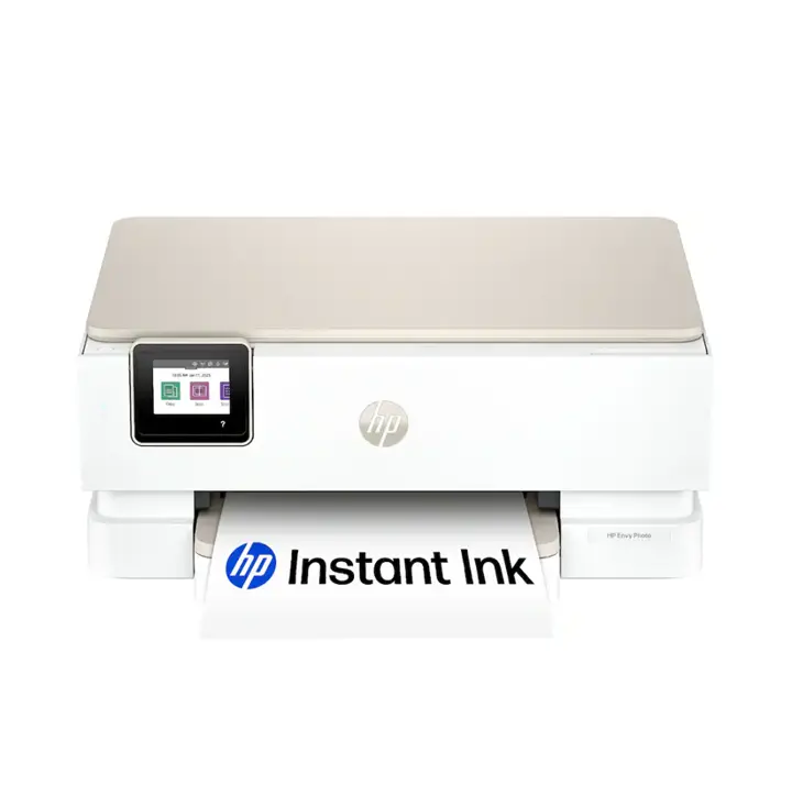 HP - Envy Photo 7275 Wireless AI-Enabled All-in-One Inkjet Printer w/ 3 Months Instant Ink - White