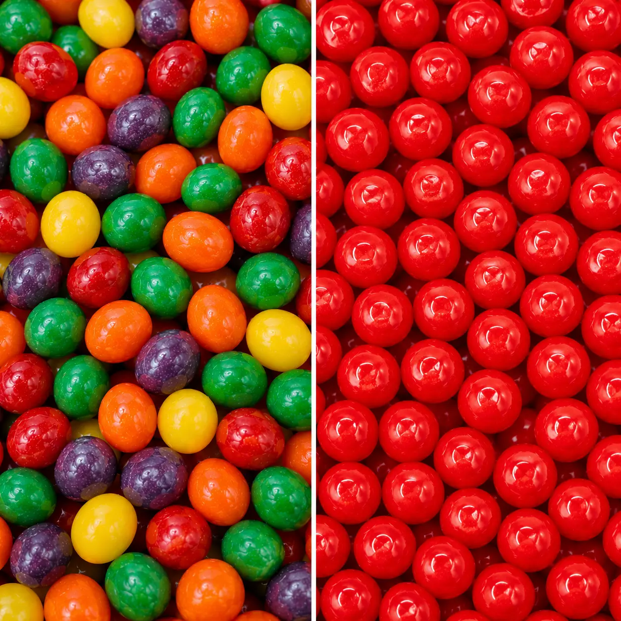 Assorted Fruit & Cherry Sours - Old Fashioned Candy - Nostalgic Sours - 1Lb & Half Bags -  Halloween