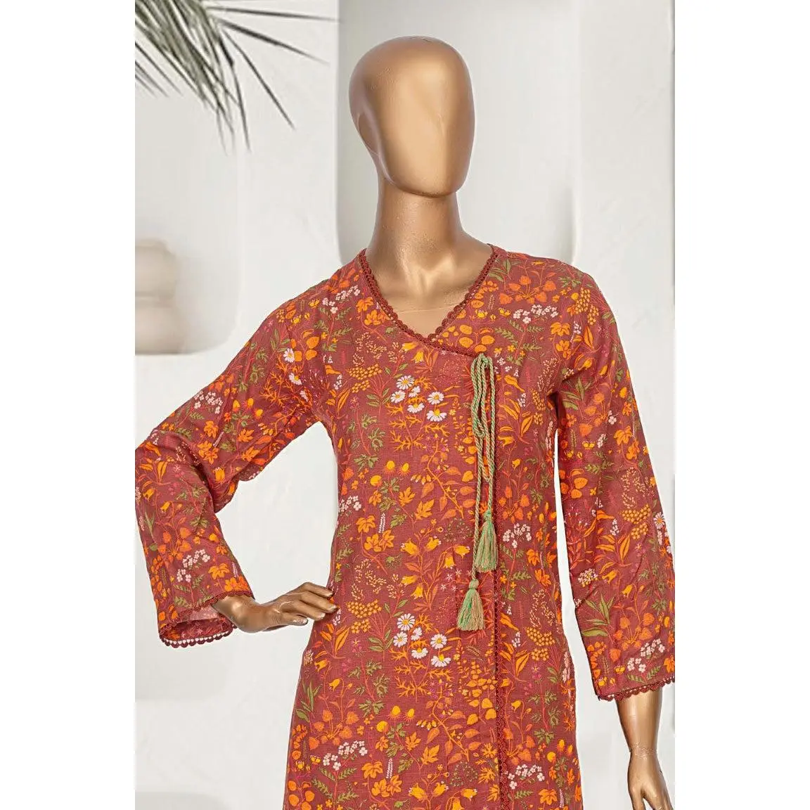 Autumn Spice Floral Khaddar Co-Ords Set