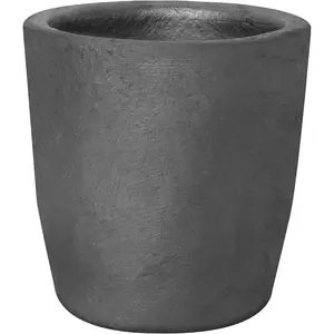 #10-10KG Premium Black Silicon Carbide Graphite Crucibles Cup Furnace Torch Melting Casting Refining for Aluminum, Gold, Silver, Copper, Brass Withstand 1800 ℃/3272℉