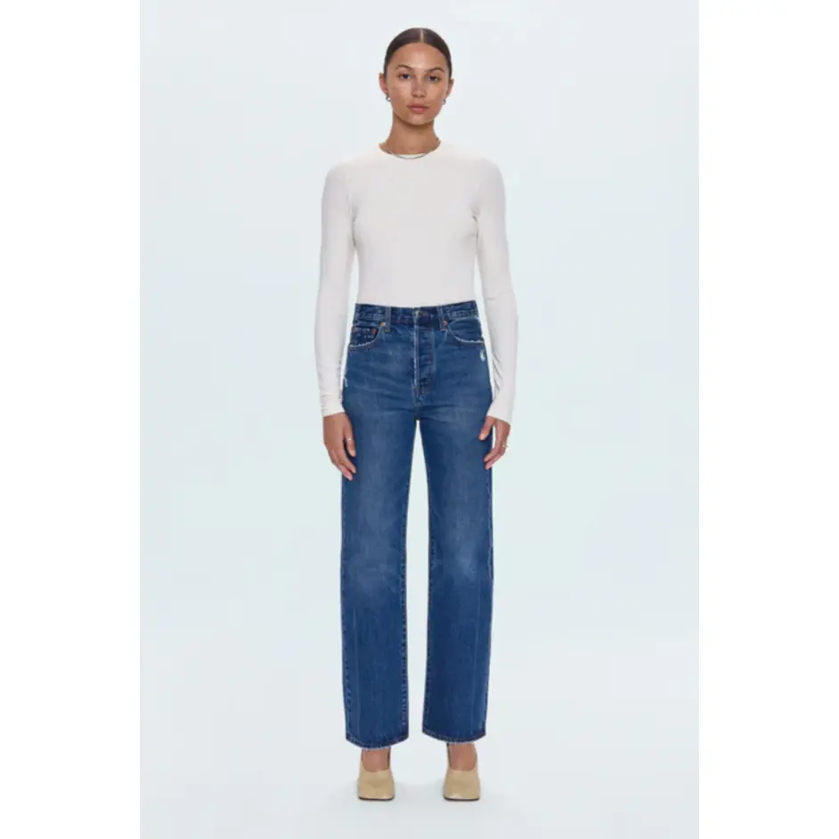 Cassie Super High Rise Straight Jean