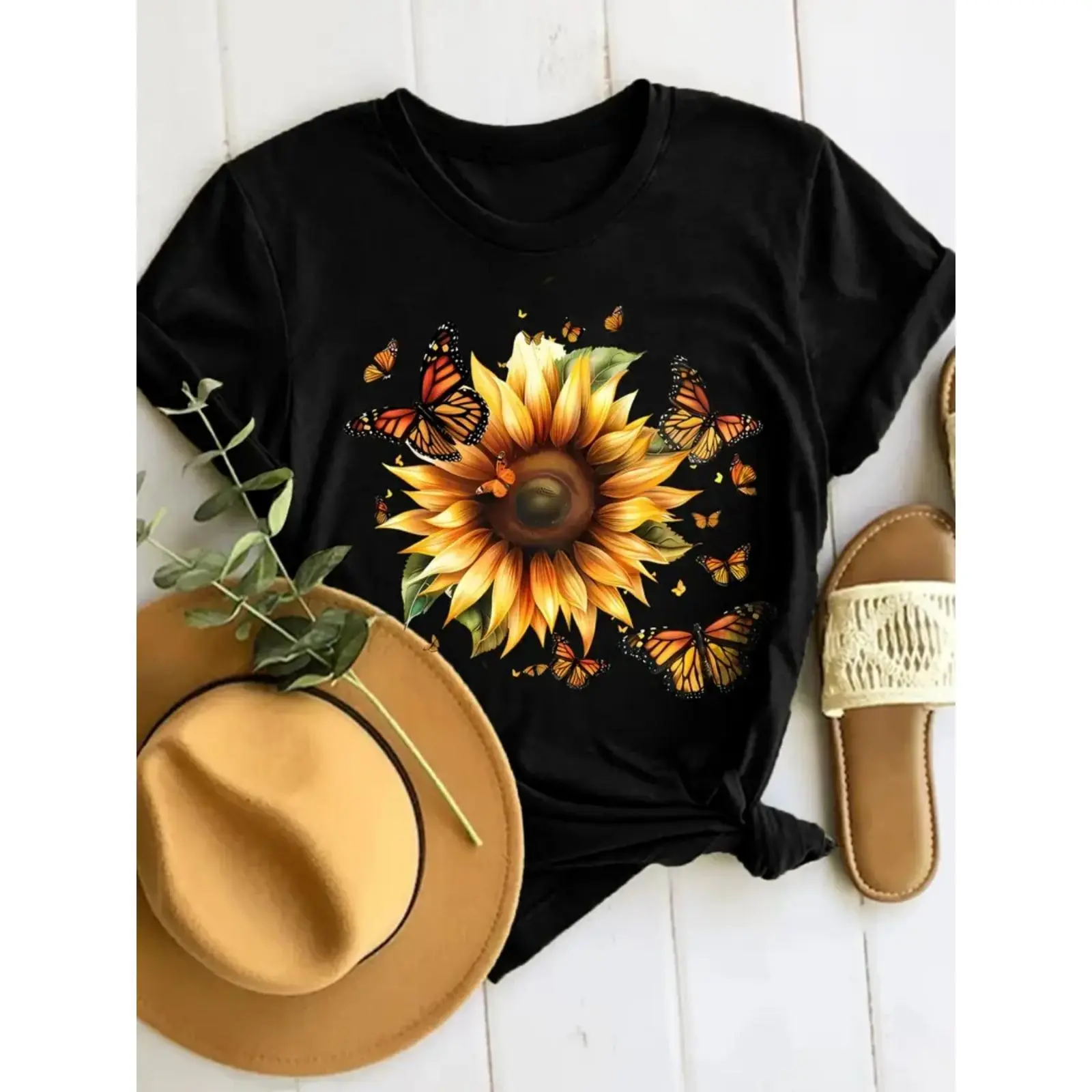 Women's Basic Cotton T-Shirt, Relaxed Fit Round Neck Top with Structured Shoulders, Breathable Fabric for Everyday Wear, Piece, No, Super Soft Wash, Hoodie