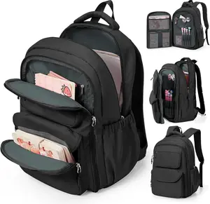 Backpack for Girls,Kids School Backpack Girls Cute Kindergarten Elementary Preschool Middle School Bags Kids Teens Aesthetic Bookbag Kawaii Backpacks Student Daypack Black