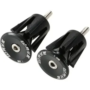 Bar End Plugs For Handlebar End Caps, For Bike Handlebar Plugs For Most Bicycle,Mountain Bike, Road Bike, MTB, BMX (2 Counts, Rubber Sponge Aluminum, Black/Red/Gold/Blue/Gray)