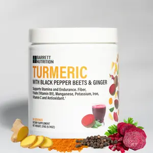 TURMERIC with black pepper, beets and ginger. Rich in folate (Vitamin 9), Potassium and Iron, Supports Energy & Endurance, Reduces Inflammation bodywise pure