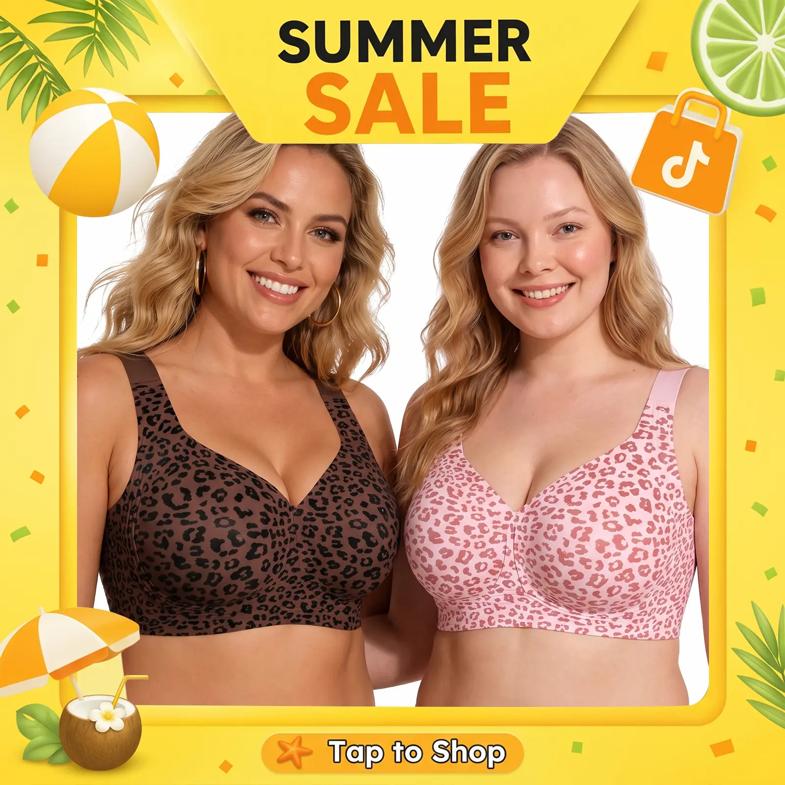 BRYY 2PCS Jelly Bras Push Up No Underwire Full Coverage Everyday Bras Comfortable Wireless Padded
