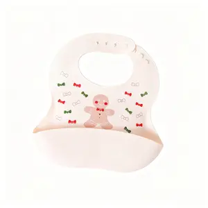 Cartoon pattern Adjustable Durable Silicone Bib ,Soft & Waterproof for Ultimate Comfort & Coverage, Silicone soft Baby Bib, cute animal bib, Waterproof Anti-Stain, Perfect for Infant Feeding