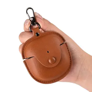 Protective Case for Bose Quietcomfort Earbuds II, Business Vintage Design, PU Leather Feel, Thick Effective Protection, Top Hook Setting, Accessory, Headphone