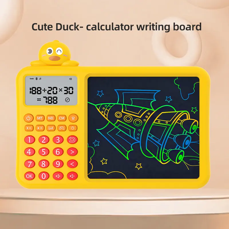 2-in-1 Math & Drawing Learning Toy – Yellow