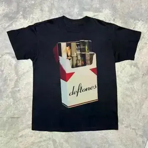 Deftones Band Tour Album Graphic Black Unisex T-Shirt