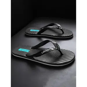 Men's Casual Solid Color Flip Flops, Breathable Non-slip Comfortable Flip Flops, Fashionable Flip Flops for Indoor & Outdoor Wear(Sheet)